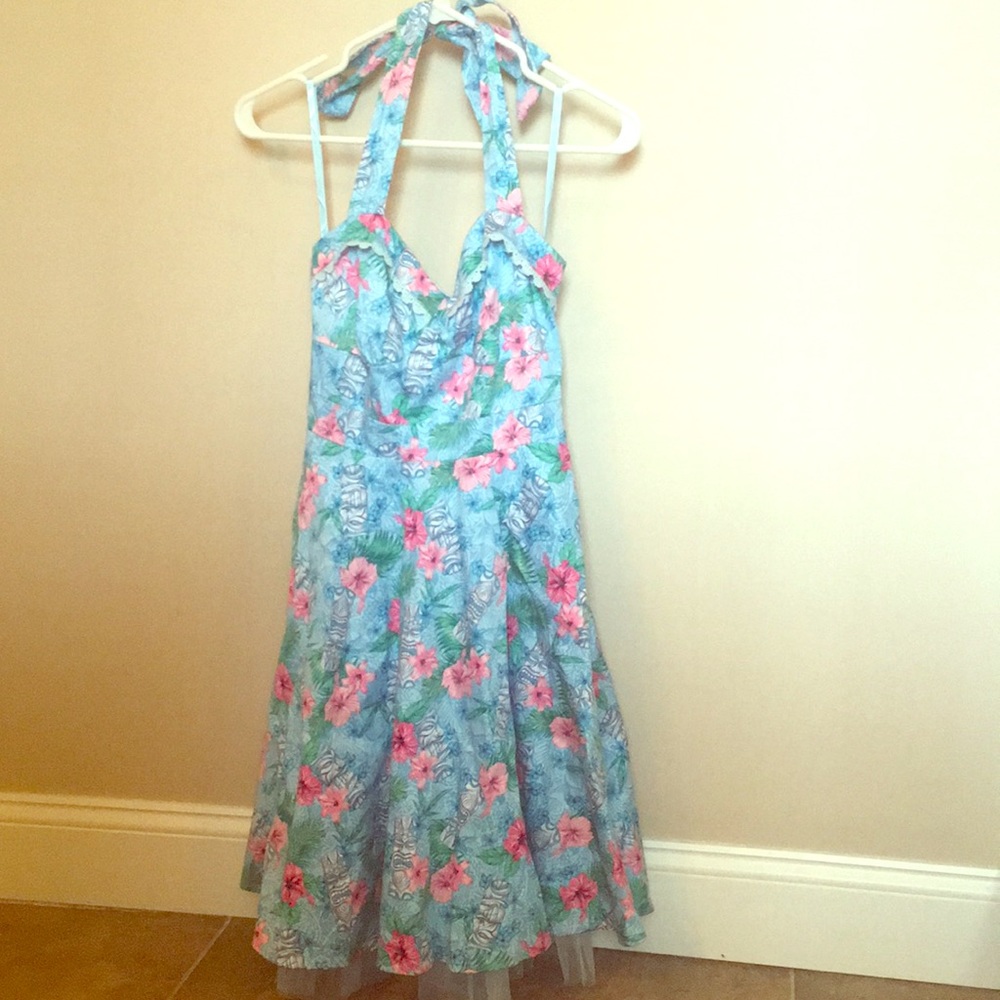 XS Hot Topic Tiki Swing Dress